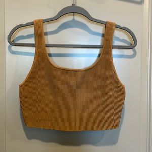 Aritzia Babaton Sculpt Knit Squareneck Tank Top
